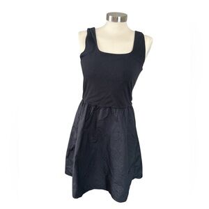 Everlane Black Cotton Mini Dress